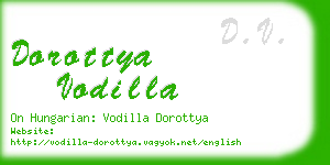 dorottya vodilla business card